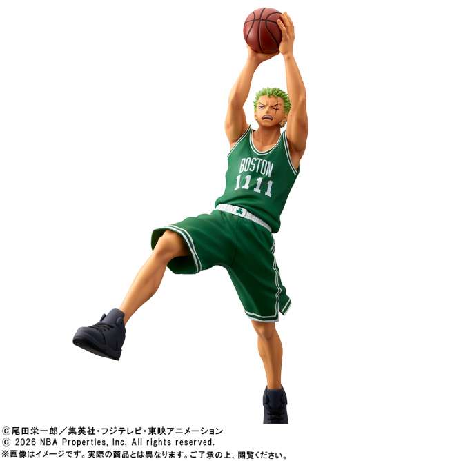 【プレミアムバンダイ】ONE PIECE × NBA MASTER STARS PIECE THE RORONOA ZORO BOSTON CELTICS