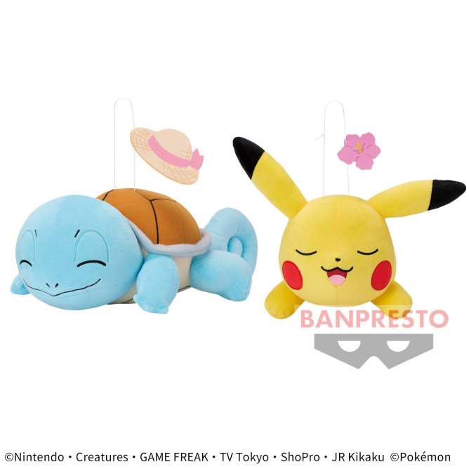 ポケットモンスター もふぐっとぬいぐるみ Pokémon summer～ゼニガメ・ピカチュウ～