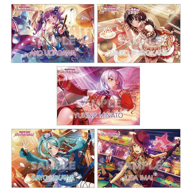 バンドリ！ ガールズバンドパーティ！　A2クリアポスター Roselia