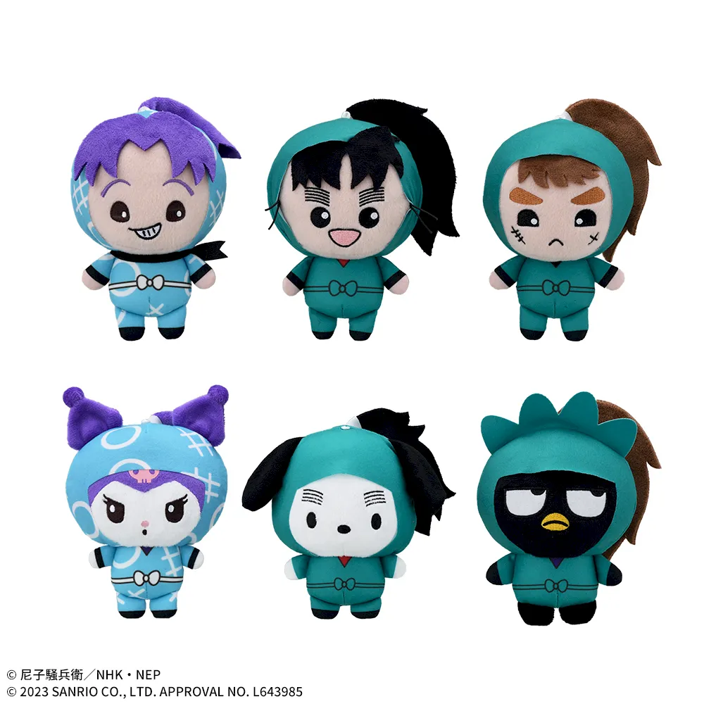 忍たま乱太郎×サンリオキャラクターズ　ぬいぐるみ　Vol.2