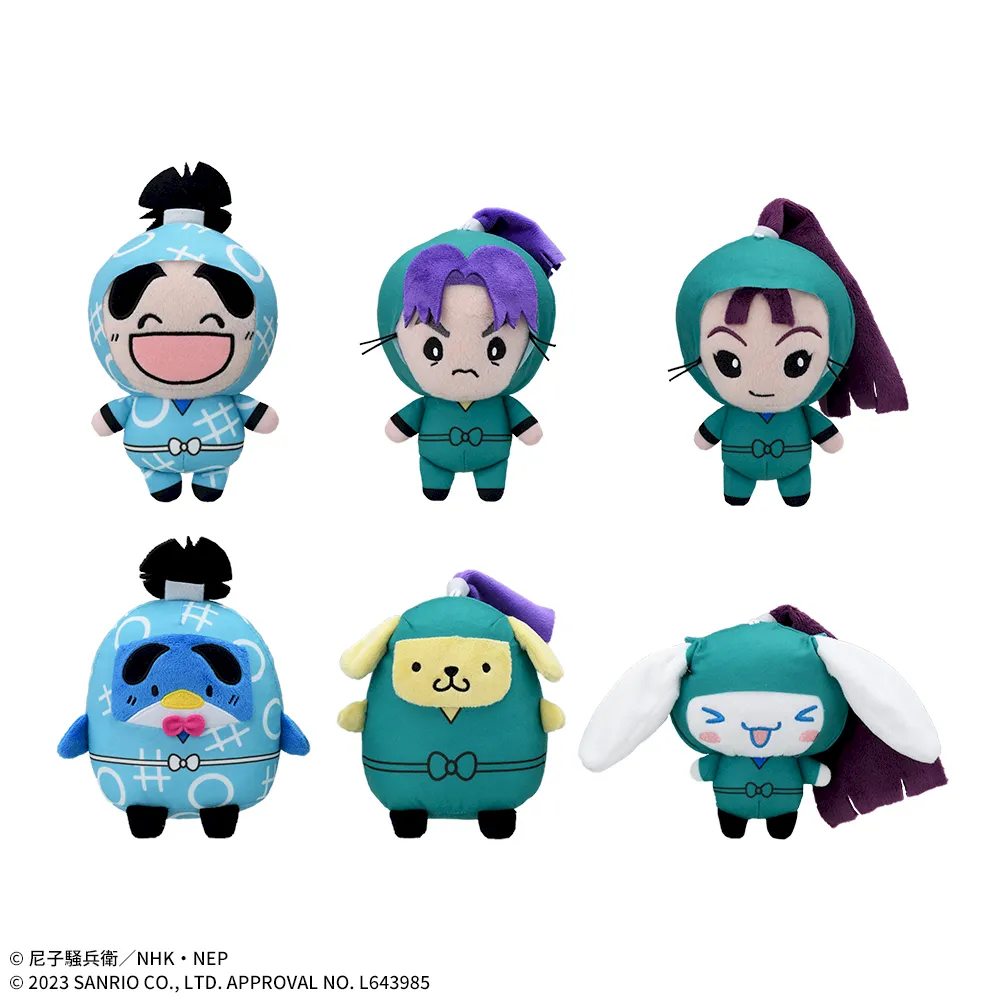 忍たま乱太郎×サンリオキャラクターズ　ぬいぐるみ　Vol.3