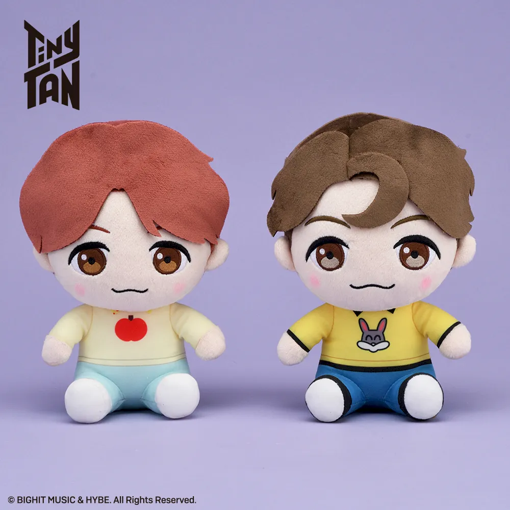 TinyTANちょこんとおすわりMぬいぐるみ～IDOL～SUGA&j-hope