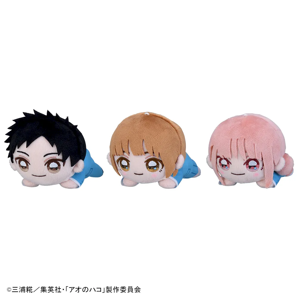 「アオのハコ」寝そべりぬいぐるみ