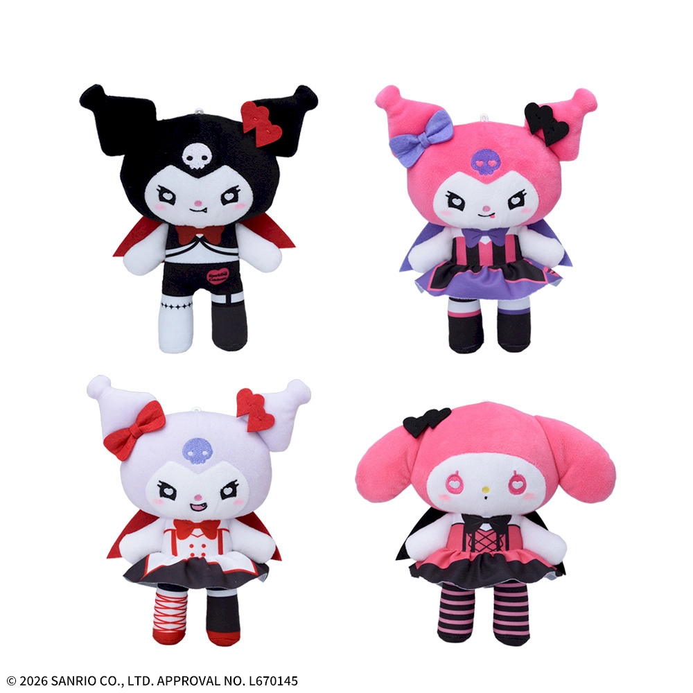 ゆるかわサンリオキャラクターズぬいぐるみ‐クロミ・マイメロディ‐SparklingCelebrateあしながVer.