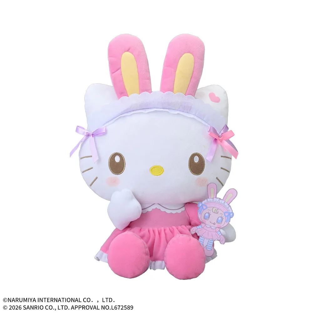 mezzopiano×サンリオキャラクターズLぬいぐるみ‐ハローキティ‐