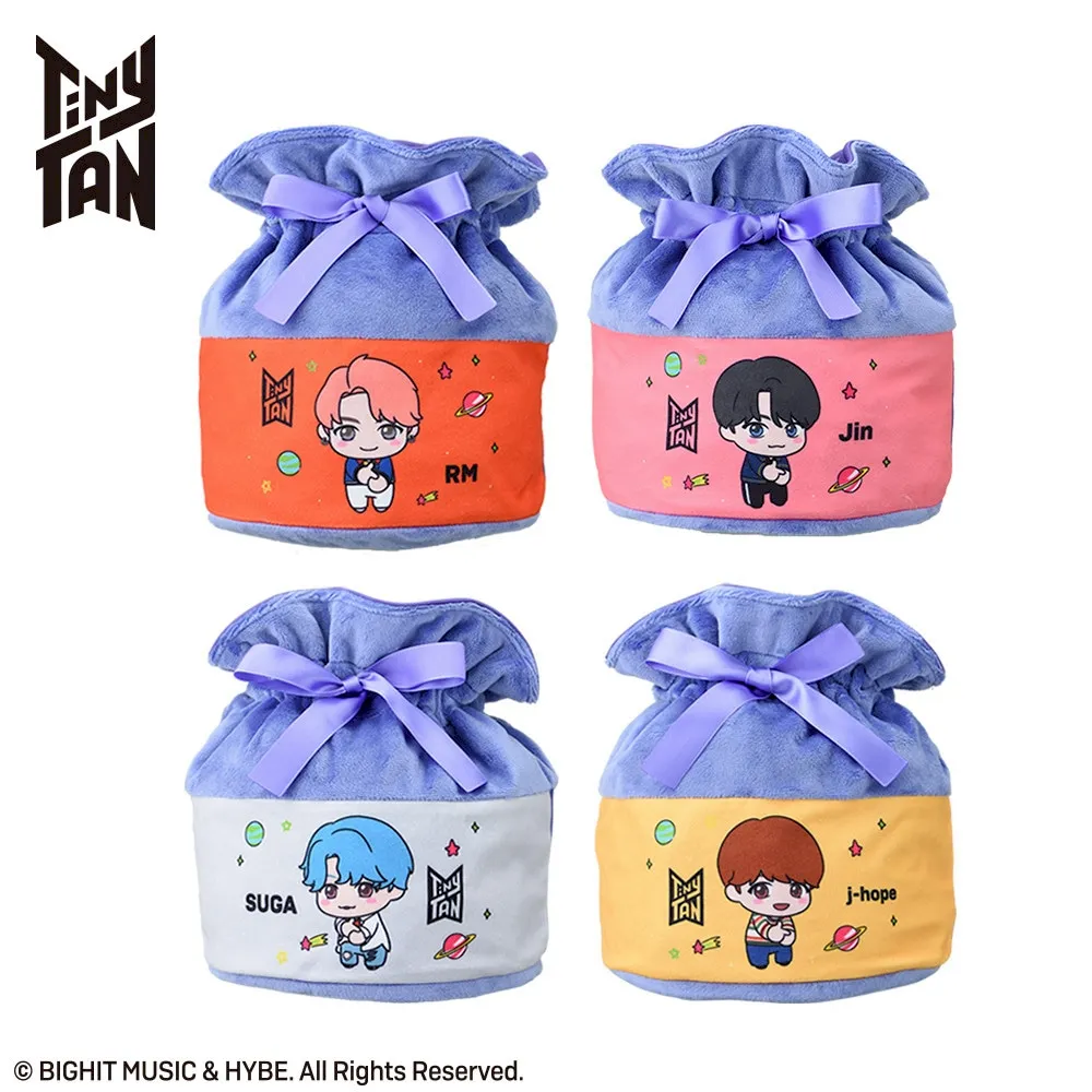 【セガUFOキャッチャーオンライン限定】TinyTANふわふわ巾着ポーチ～DNA～RM&Jin&SUGA&j-hope