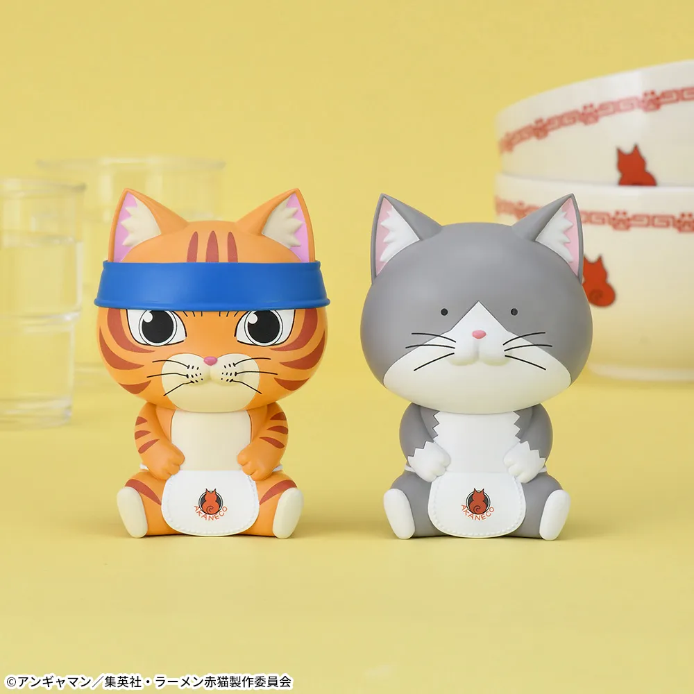 TVアニメ『ラーメン赤猫』ソフビフィギュア