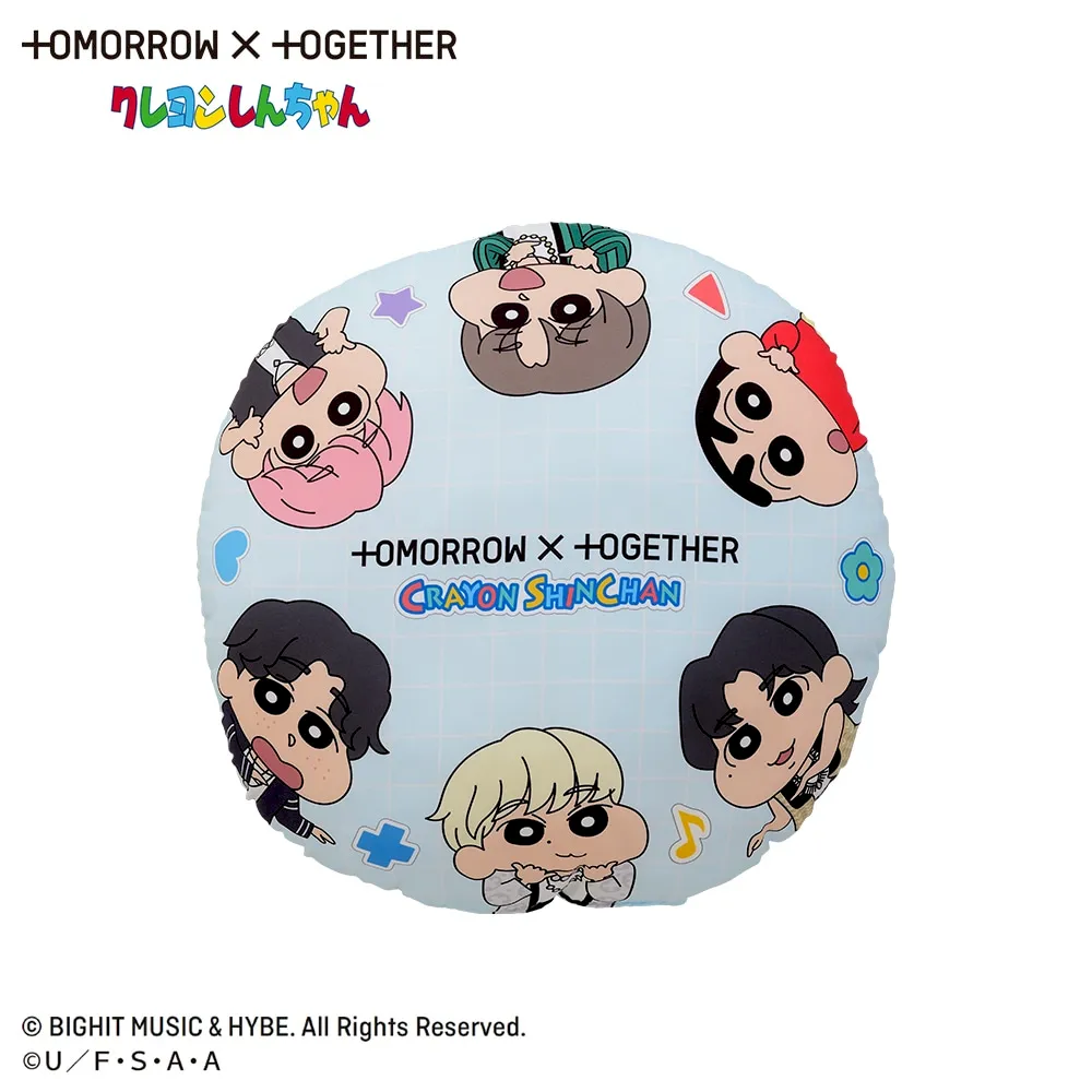 TOMORROWXTOGETHERクレヨンしんちゃんプレミアムラウンドクッション