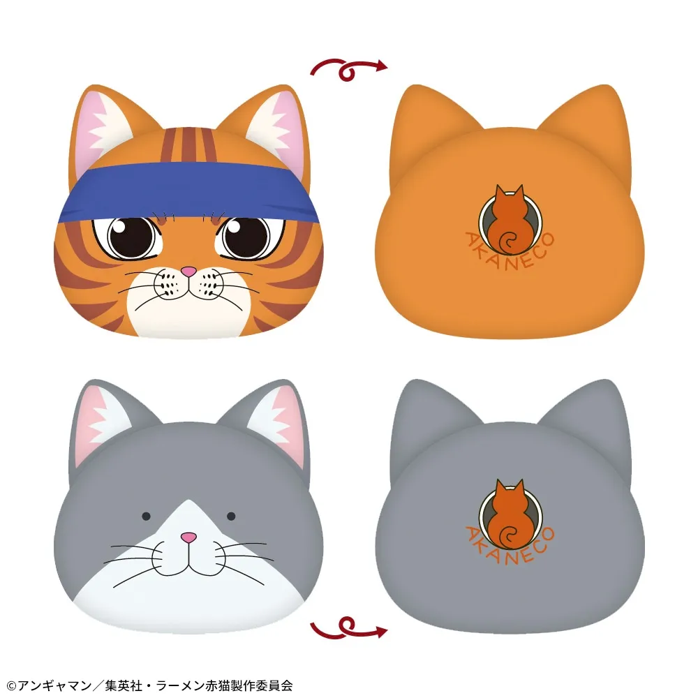 TVアニメ『ラーメン赤猫』プラチナムザッカもっちりフェイスクッション