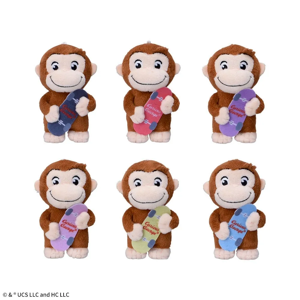 【イオンファンタジー・PALO限定】おさるのジョージぽってりマスコットスケボーVer.