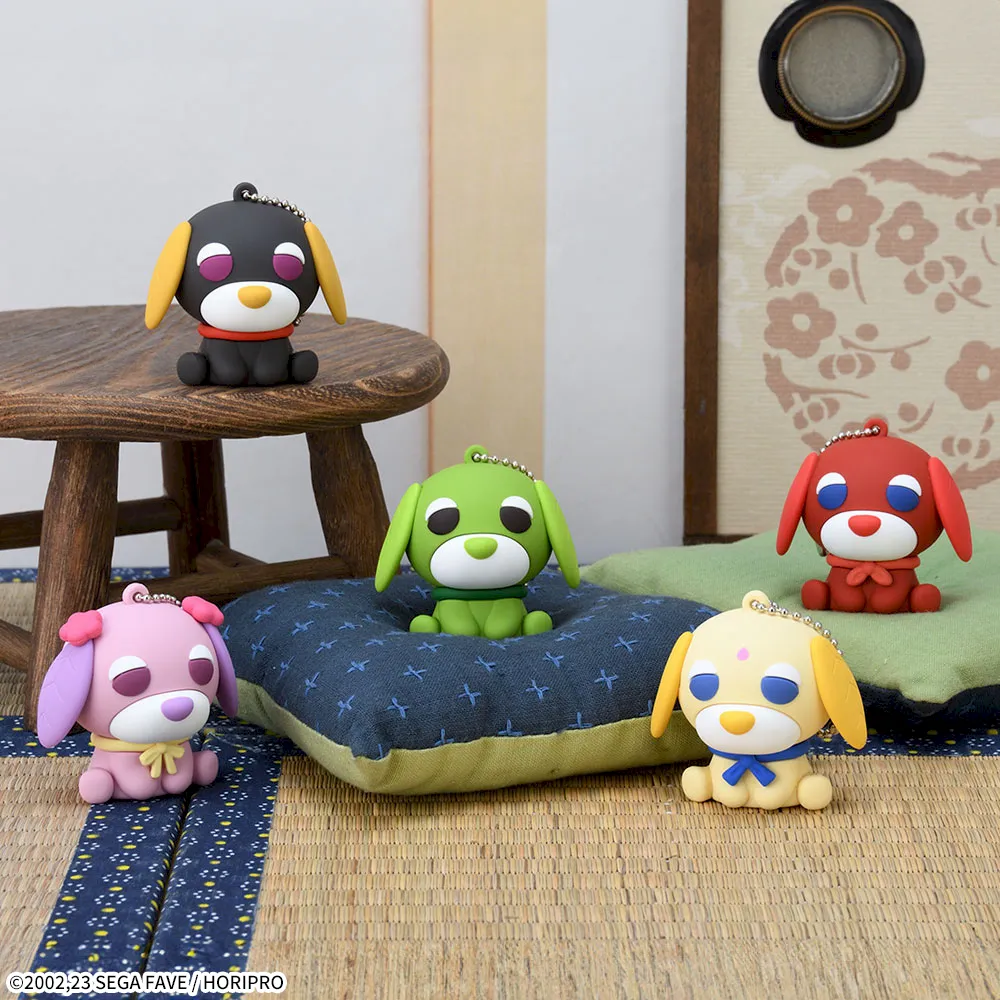 お茶犬3Dラバーマスコット