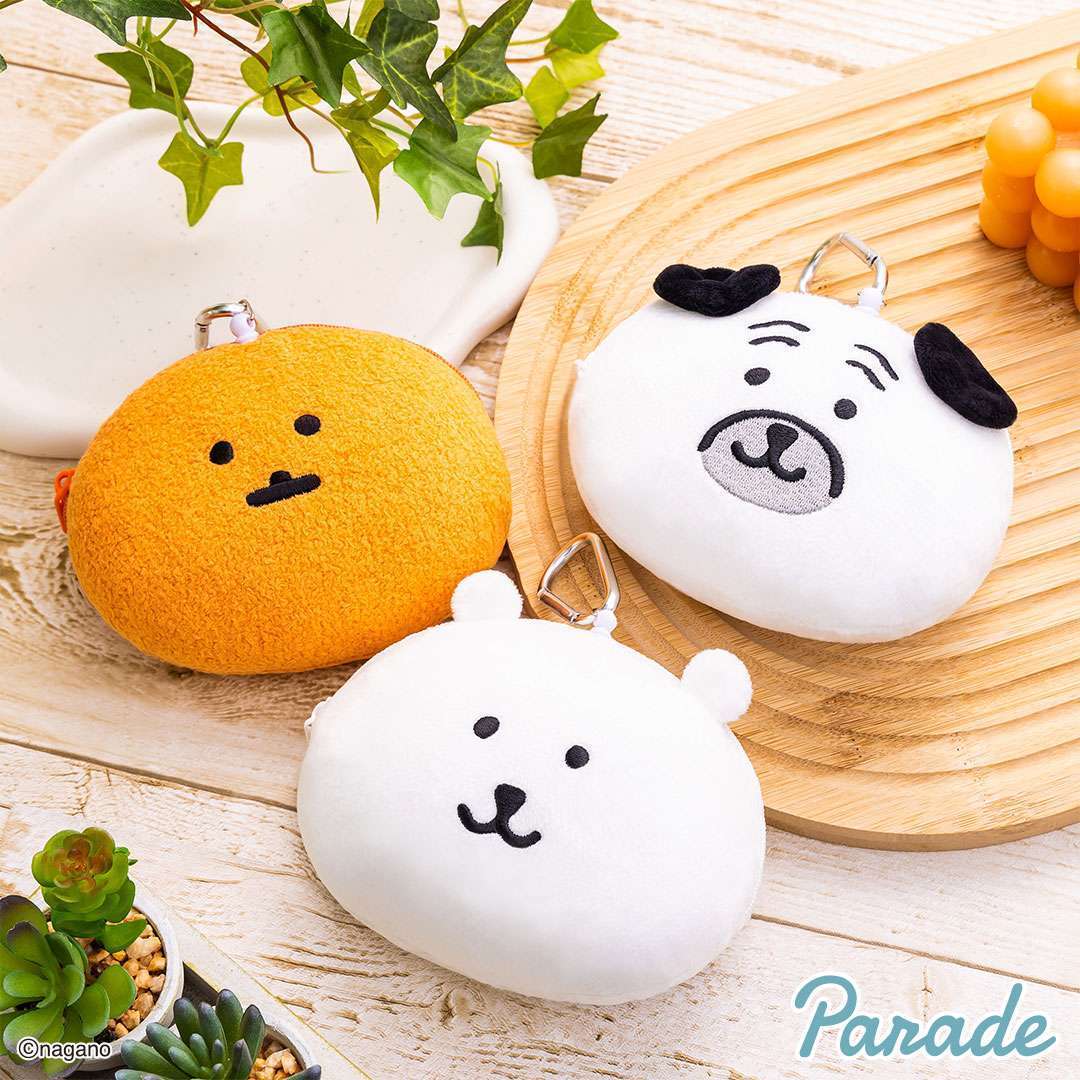 ナガノキャラクターズ ぬいぐるみパスケースポーチ