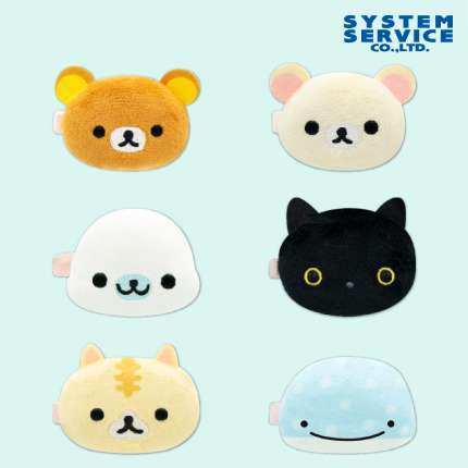 San-Xオールスターズ フェイスぬいぐるみヘアクリップ