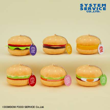 ドムドムハンバーガー いろんなハンバーガー大集合！マスコットキーチェーン