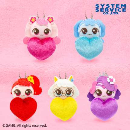 シークレット キャッチ!ティニピン キラキラハート マスコットキーチェーン
