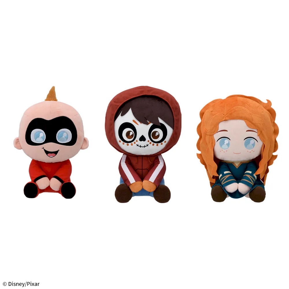 【ラウンドワン限定】ジャック・ジャック&ミゲル&メリダうるりぃみぃぬいぐるみ