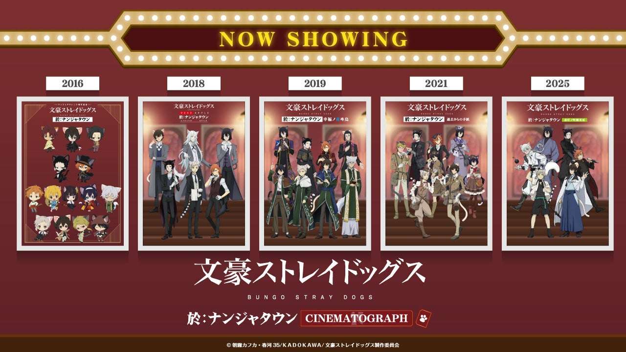 【2026年7月10日開催】文豪ストレイドッグス 於:ナンジャタウン CINEMATOGRAPH