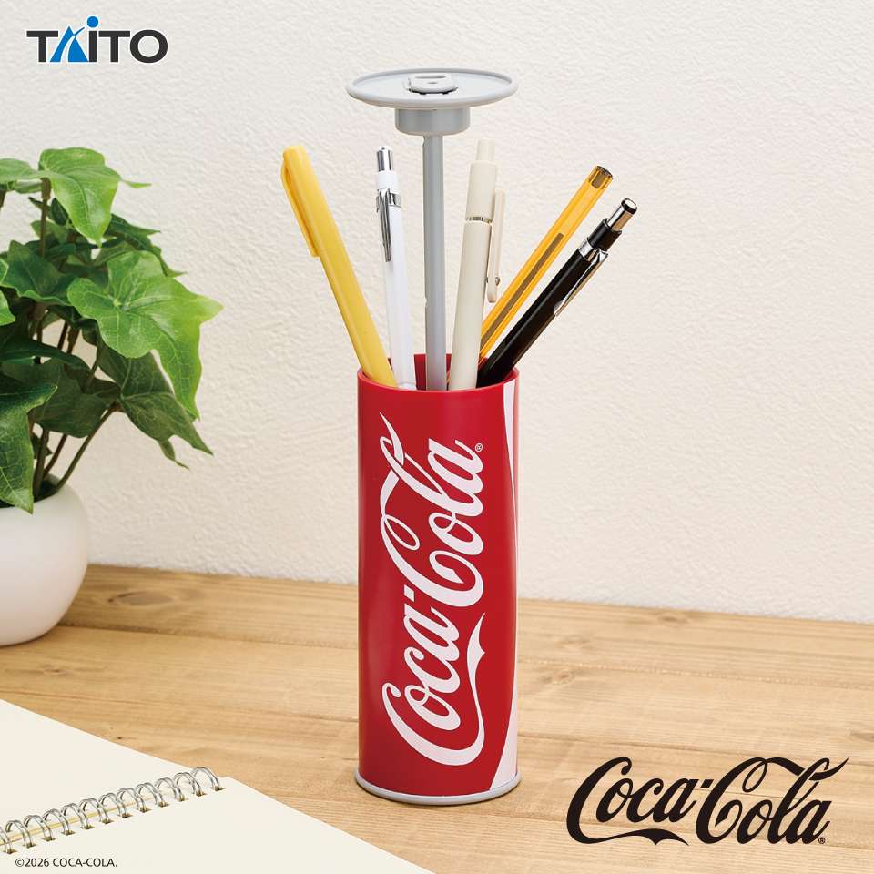 Coca-Cola 缶型ペンスタンドケース