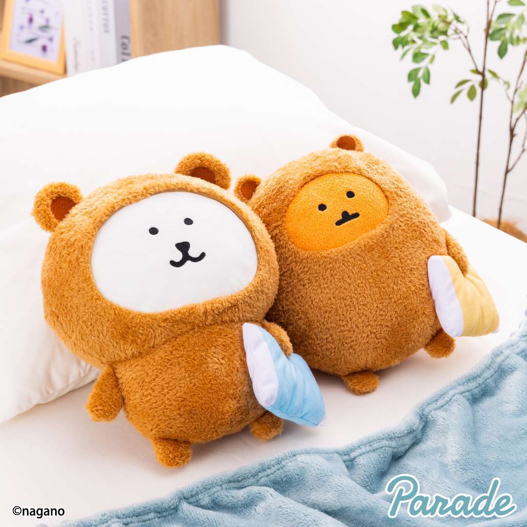 ナガノキャラクターズ  するか、冬眠BIGぬいぐるみ