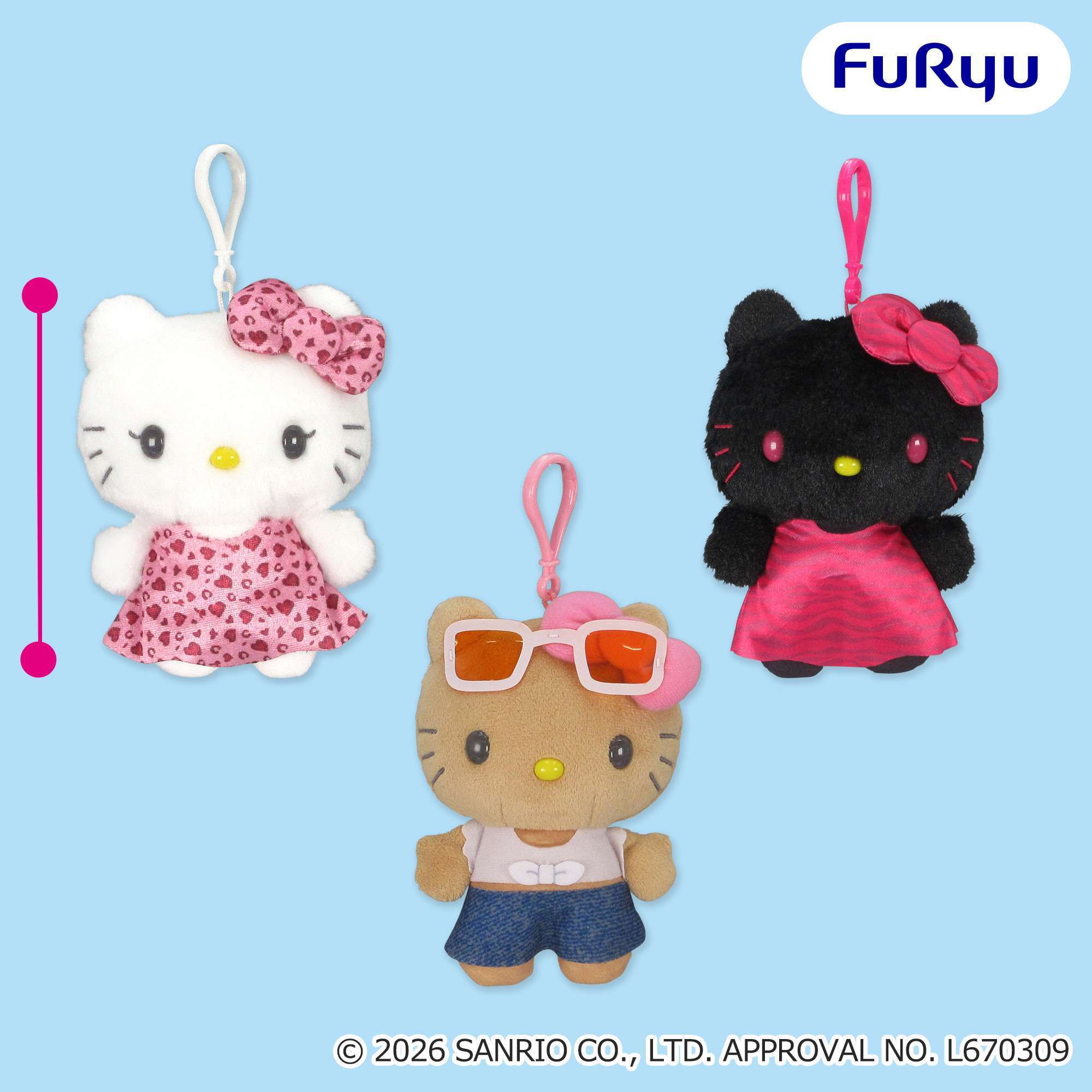 ハローキティ SANRIO FES 2026 カラフルリンクコーデ くりっぴぃ ぬいぐるみ