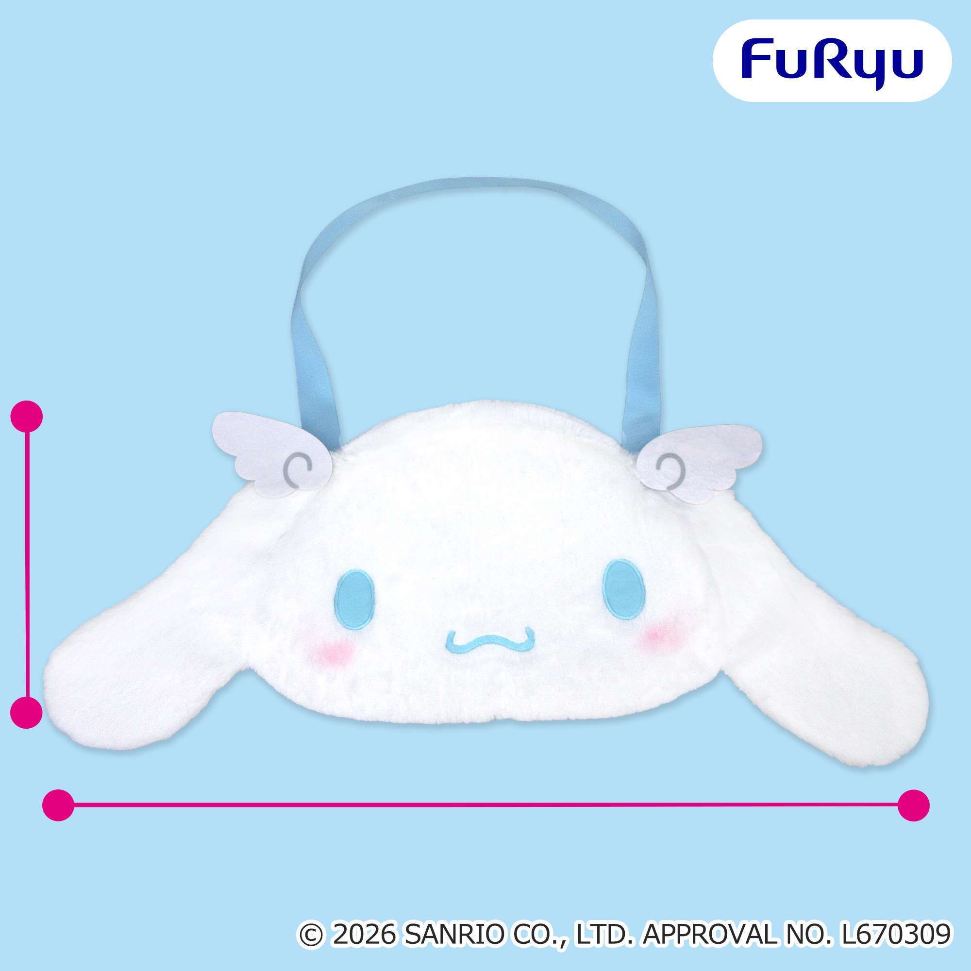 シナモロール SANRIO FES 2026 カラフルリンクコーデ フェイスバッグ