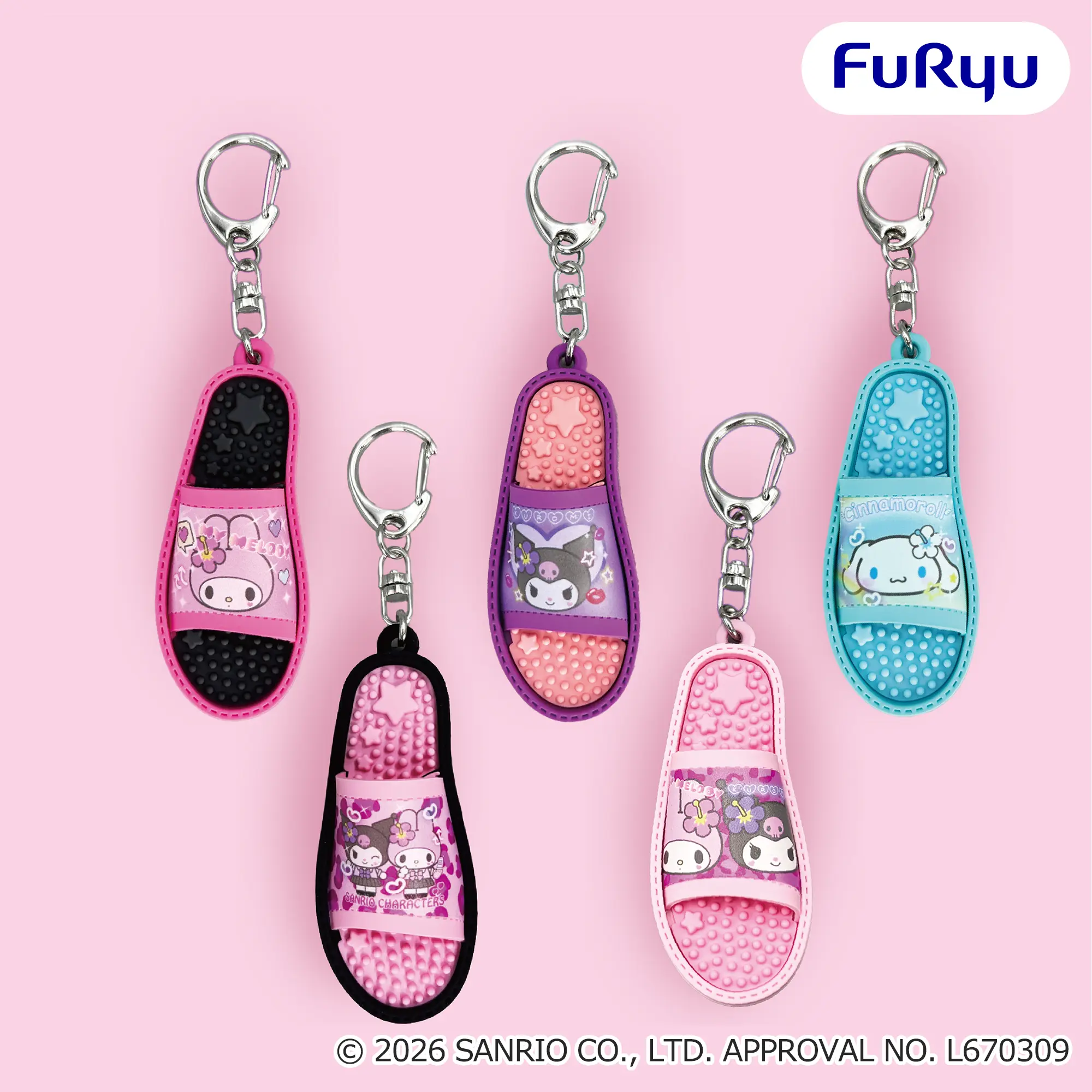 サンリオキャラクターズ ギャルっぽサンダルマスコット