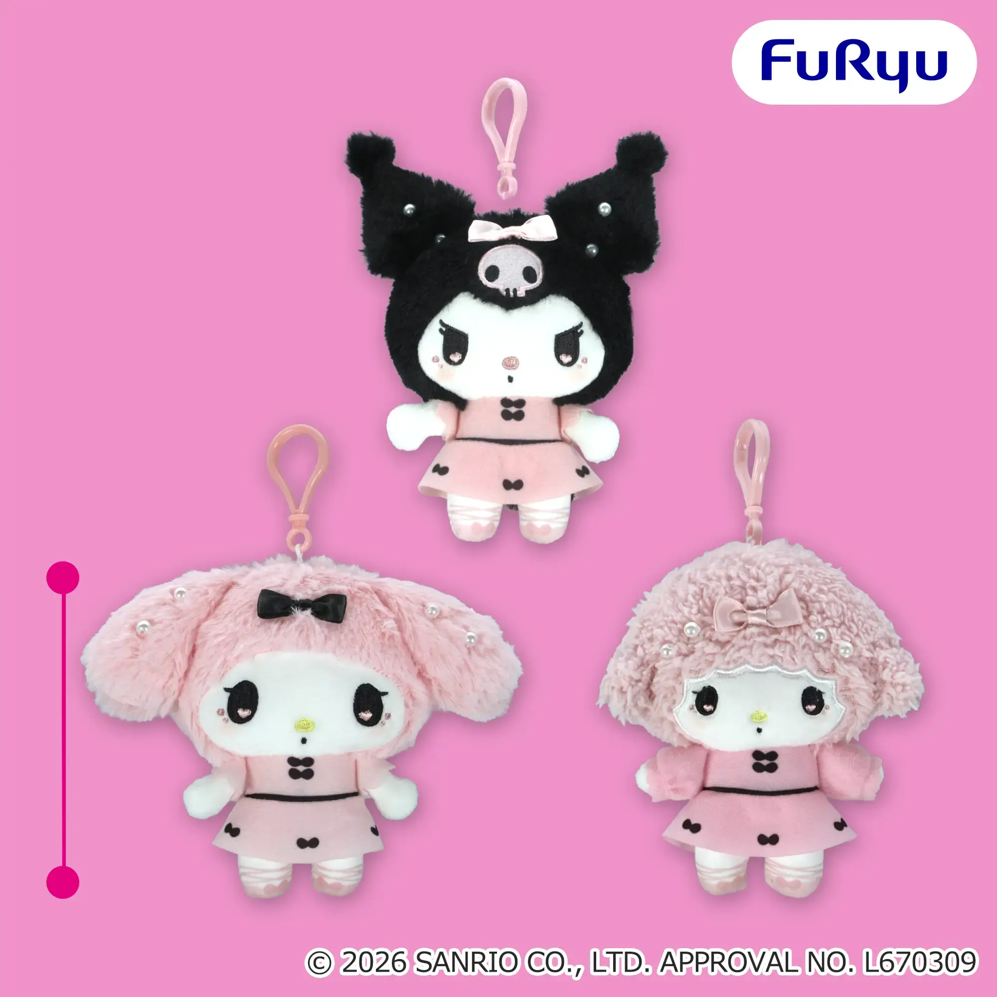 サンリオキャラクターズ ロマンティックガーリーくりっぴぃ ぬいぐるみ
