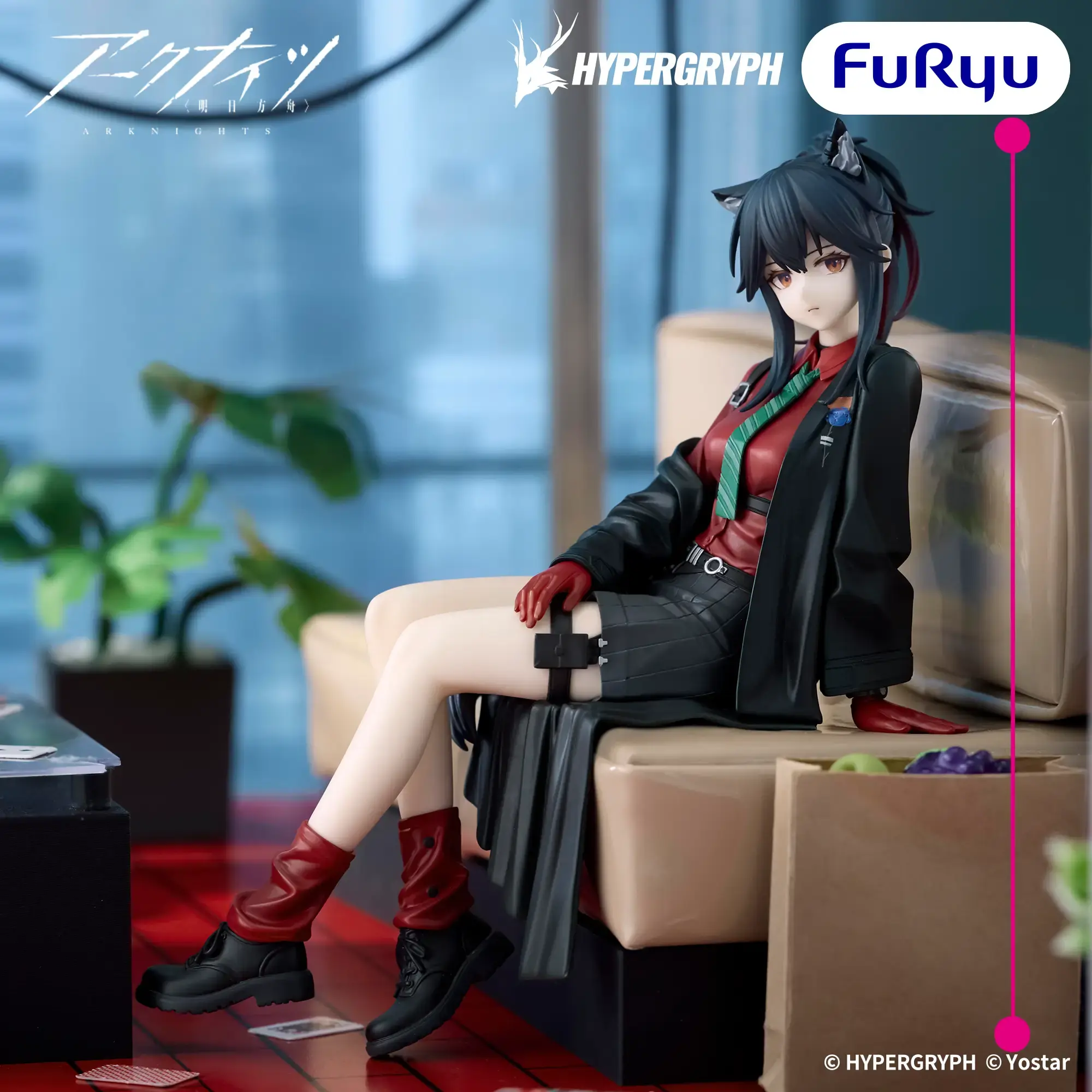 アークナイツ ぬーどるストッパーフィギュアーテキサス・意志ver.ー