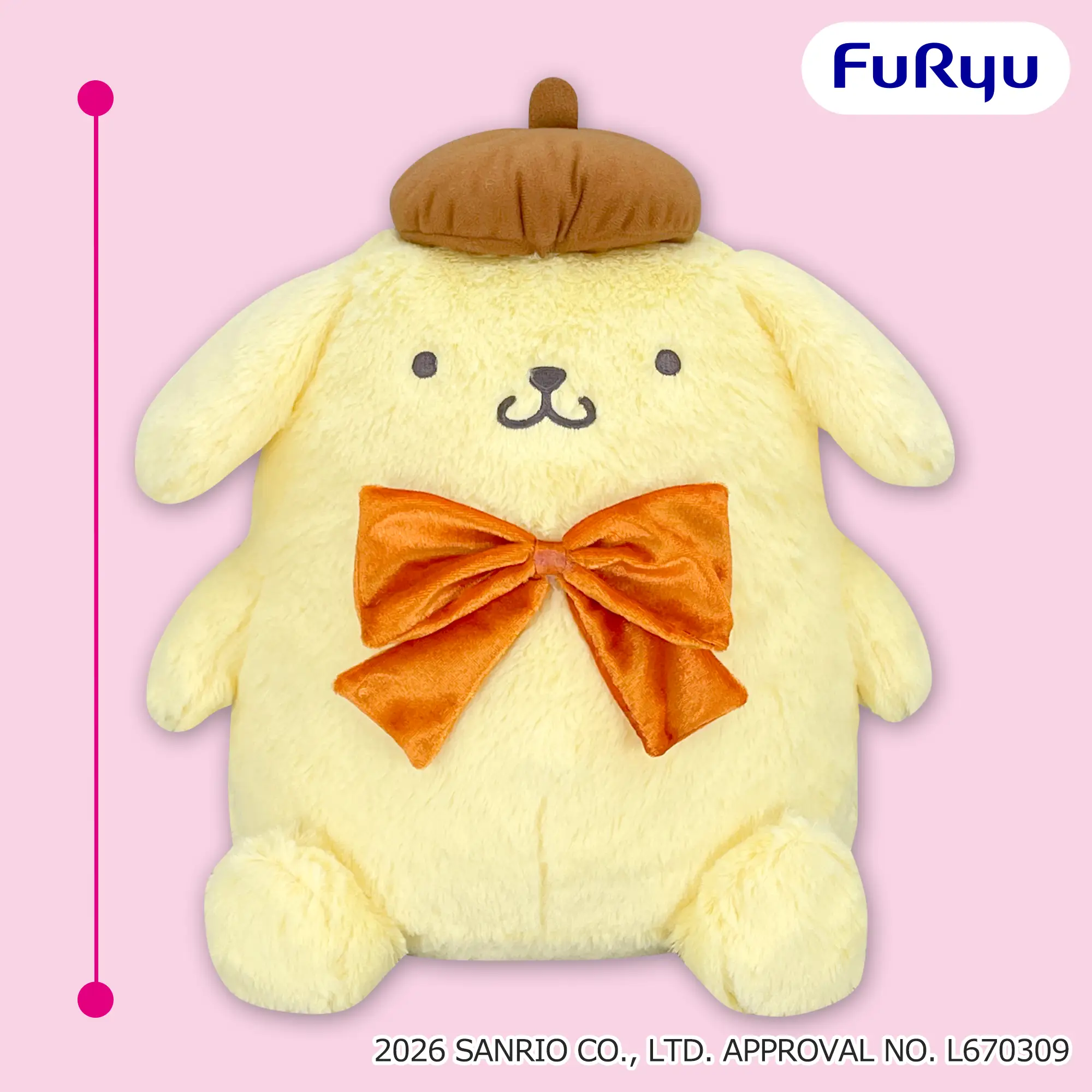 ポムポムプリン ナムコdeハロウィン2026～キャンディハウスファンタジー～超BIGぬいぐるみ