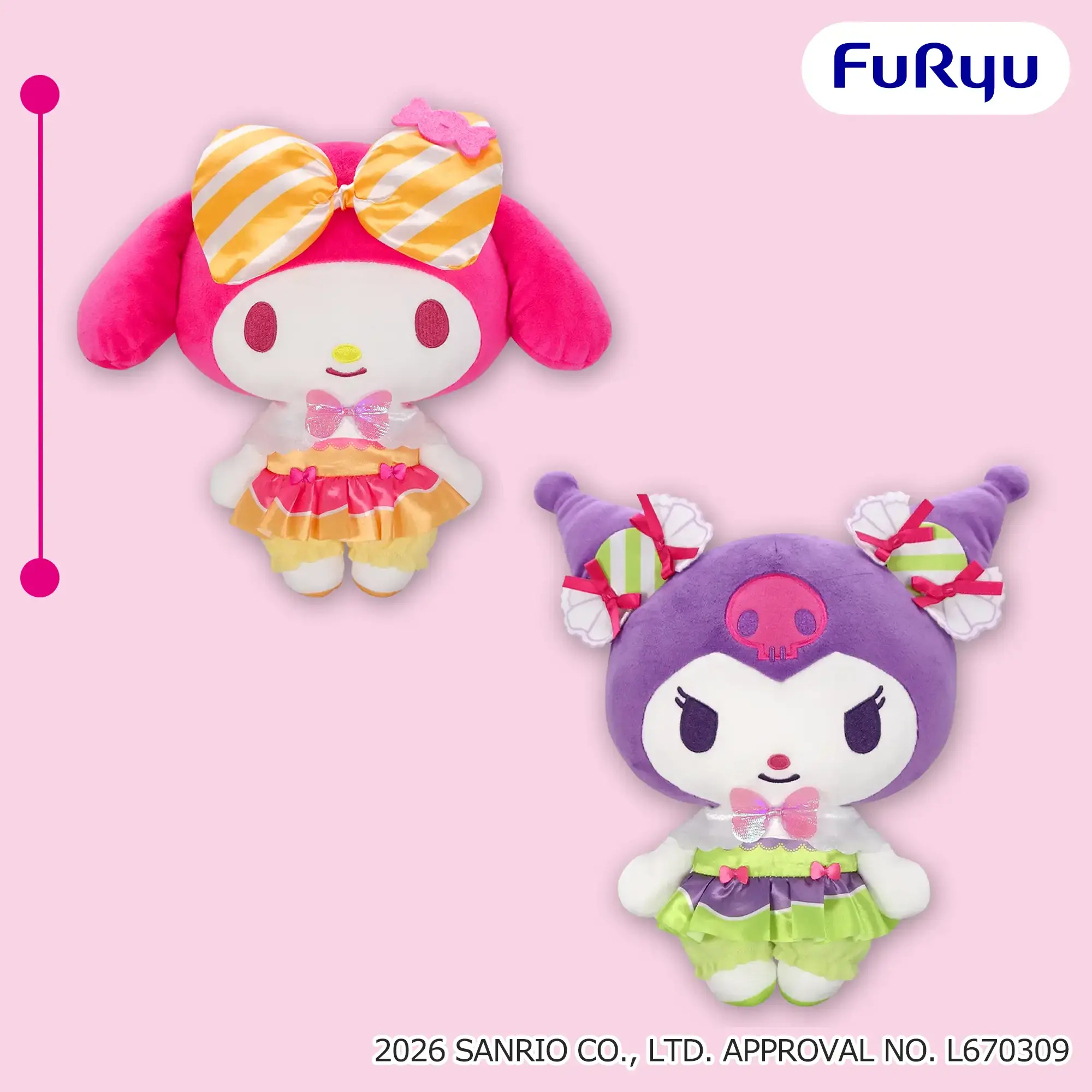 マイメロディ・クロミ ナムコdeハロウィン2026～キャンディハウスファンタジー～BIGぬいぐるみ