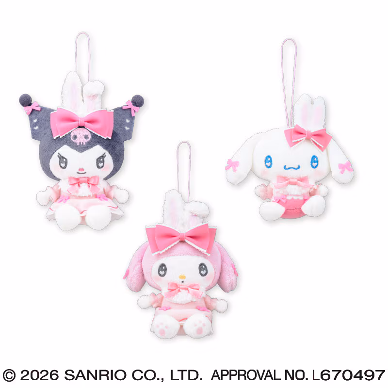 サンリオキャラクターズ ときめきリボンラビットマスコット1