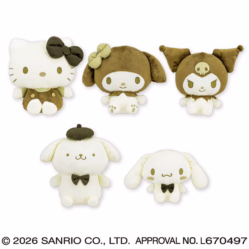 サンリオキャラクターズ もこもこセピアちょいデカドール