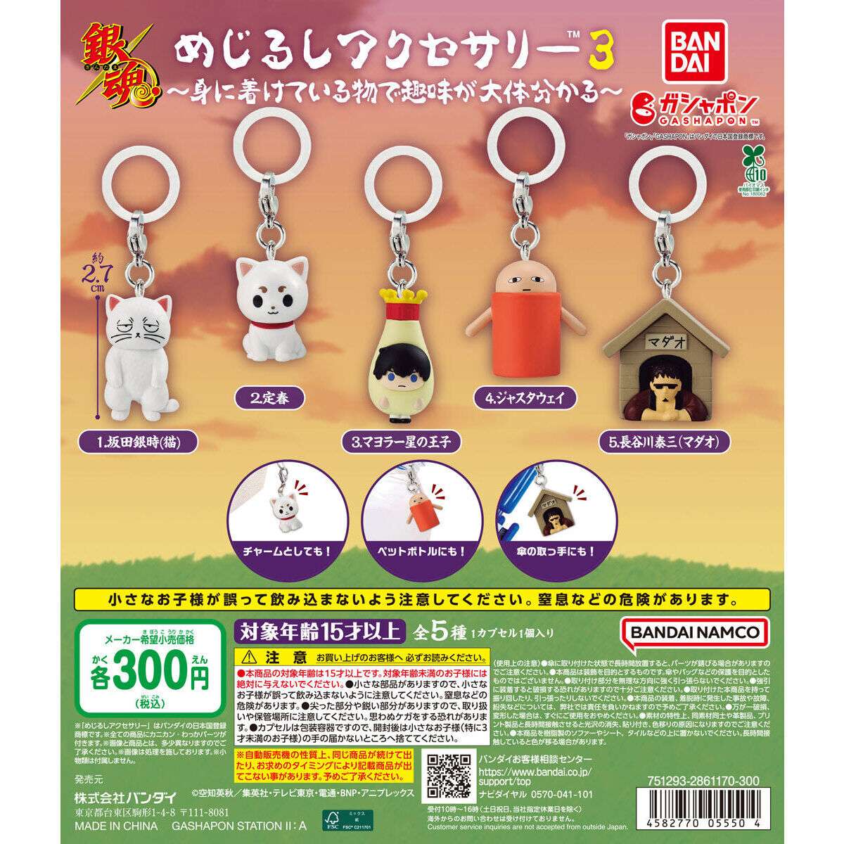 銀魂 めじるしアクセサリー3 ～身に着けている物で趣味が大体分かる～