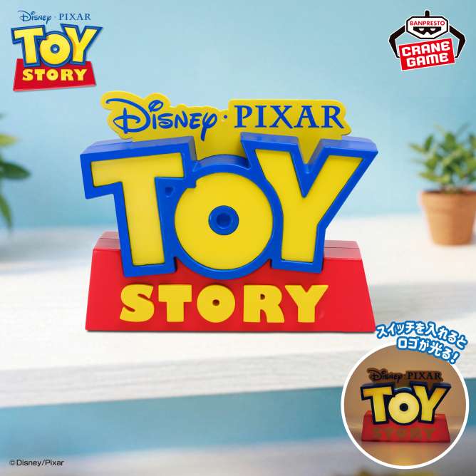 PIXAR Characters トイ・ストーリー 光るロゴフィギュア