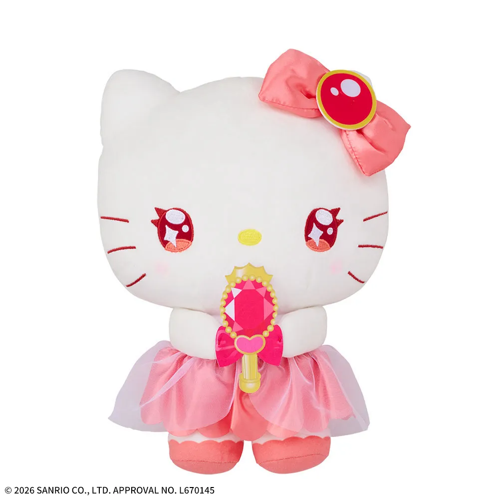 ゆるかわサンリオキャラクターズLぬいぐるみ‐ハローキティ‐キラメク✦️マジカル