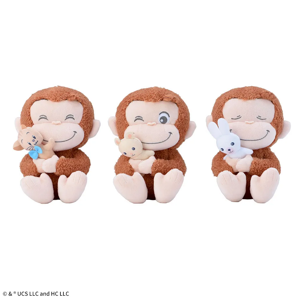 おさるのジョージぽってりなかよしハグぬいぐるみ