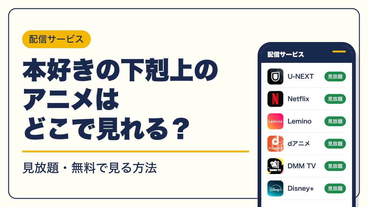 本好きの下剋上 動画配信