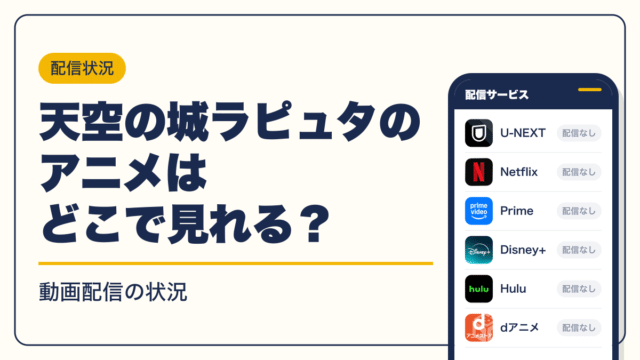 スタジオジブリ 動画配信