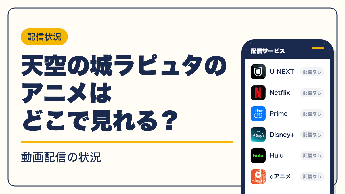 スタジオジブリ 動画配信
