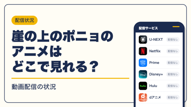 スタジオジブリ 動画配信