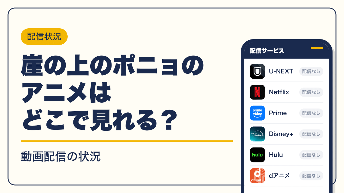 スタジオジブリ 動画配信