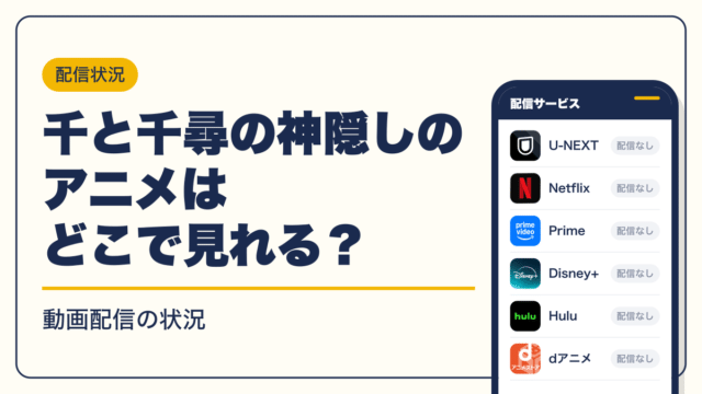 スタジオジブリ 動画配信