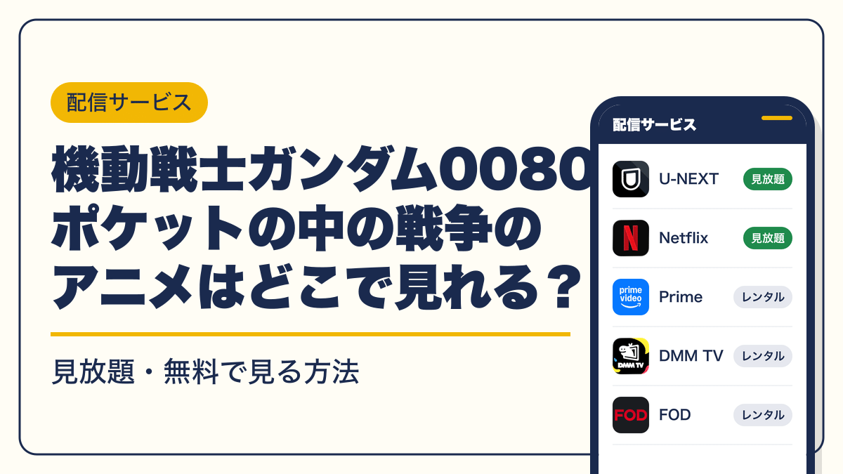ガンダム 動画配信