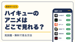ハイキュー 動画配信