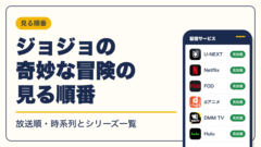 ジョジョの奇妙な冒険 動画配信