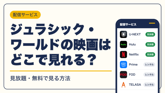 ジュラシック・ワールド 動画配信