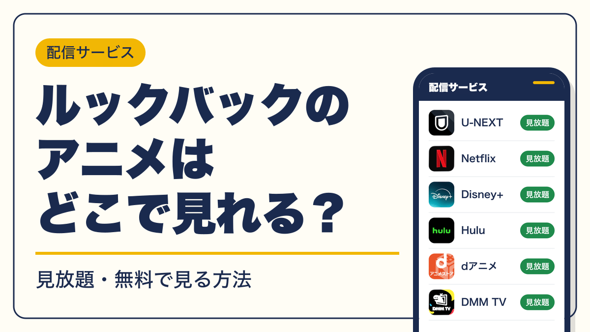 ルックバック 動画配信