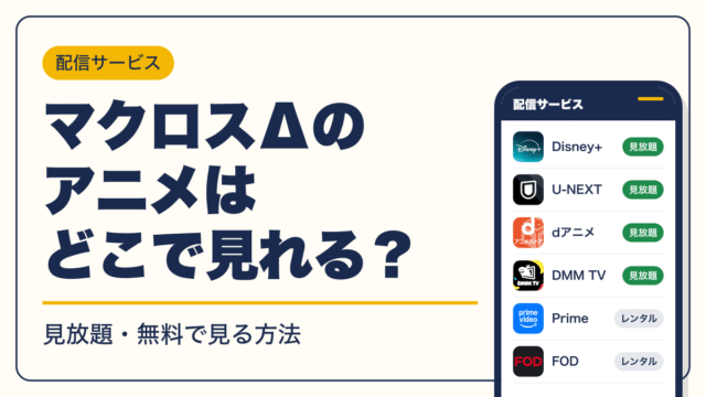 マクロス 動画配信