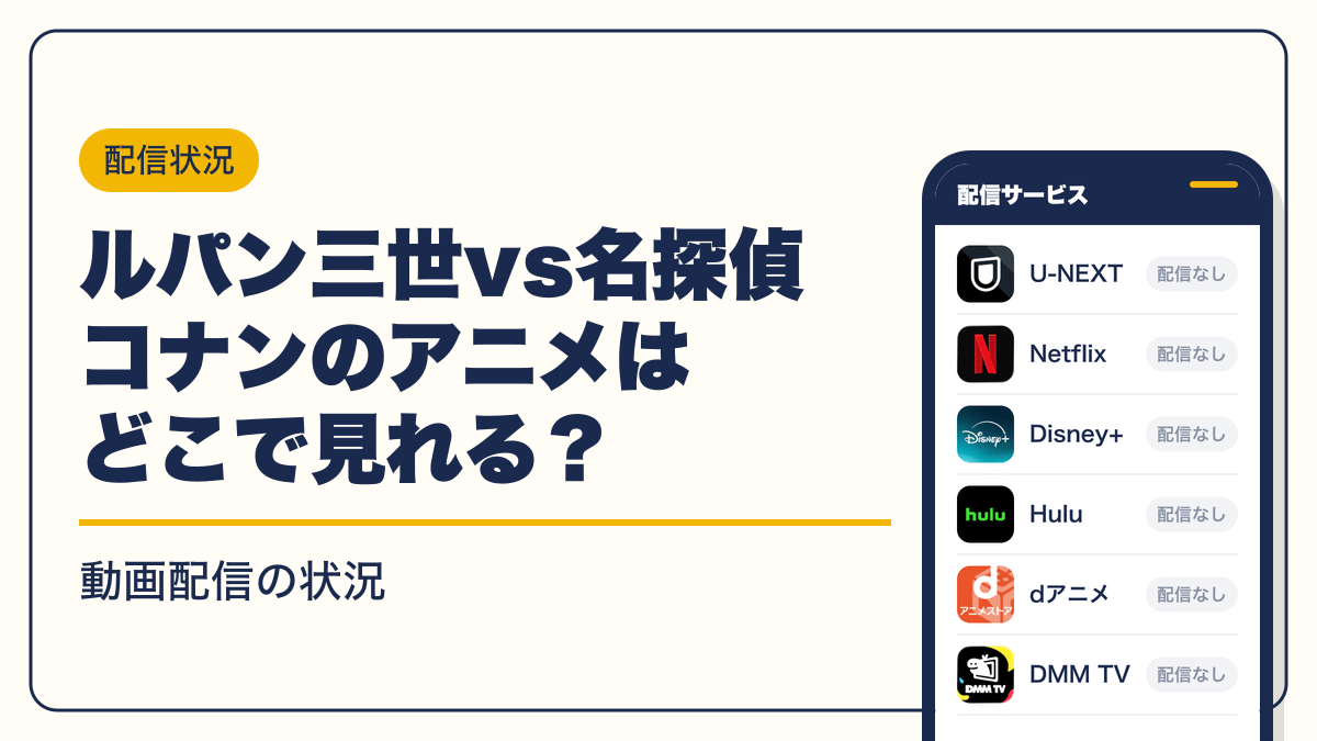 ルパン三世 動画配信
